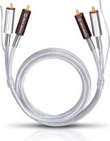 "Oehlbach Silver Express Plus 50" | Gramofono Phono Audio RCA kabelių rinkinys su papildomu įžeminimo laidu