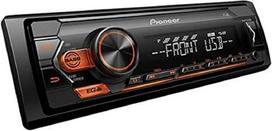 "Pioneer" MVH-S120UBG, 1DIN automobilinis radijas su RDS, gintarinis apšvietimas, pusė montavimo gylio, 4 x 50 W, USB, MP3, AUX įvestis, "Android" palaikymas, 5 juostų ekvalaizeris, ARC programėlė