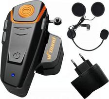 "Qaurora BT-S2" 1000 m "Bluetooth" ausinės Vandeniui atsparus BT motociklo motociklininko šalmas "Intercom" ausinės 2 arba 3 vairuotojams ir 2,5 mm garso įrašas "Walkie Talkie" GPS laisvų rankų MP3 grotuvui FM radijui (1 pakuotė)