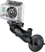"Ram Mount" - "Twist Lock" siurbtuko laikiklis su 2,5 cm rutuliuku ir "GoPro Hero" adapteriu