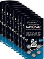 "Rayovac Acoustic Zinc Air" klausos aparato baterija 675 (mėlyna)