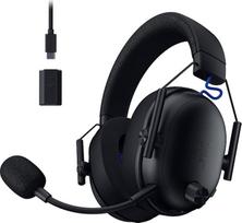 "Razer BlackShark V3" "PlayStation" - belaidės elektroninio sporto ausinės - "TriForce" 50 mm garsiakalbis - nuimamas plačiajuostis mikrofonas - "HyperSpeed 2,4 GHz" ir "Bluetooth" - THX erdvinis garsas - PS5/PC | Juoda
