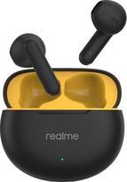 "realme Buds T01" iš tiesų belaidės ausinės su AI-ENC skambučiams, 13 mm dinaminiu garsiakalbiu, iki 28 val. veikianti baterija, 88 mm vėlavimas, "Bluetooth V5.4" ir "Google Fast Pair" (juodos spalvos)