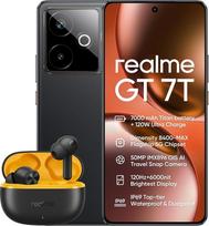 "realme GT 7T IceSense Black" AMZ versija su įkrovikliu + "T200 Lite" 512GB