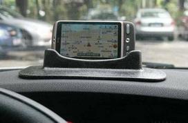 "Riloer" automobilio telefono laikiklis, silikoninis kilimėlis VarioDE prietaisų skydeliui, neslystantis lipnus PU prietaisų skydelio kilimėlis, suderinamas su išmaniaisiais telefonais MP3 GPS įrenginiais ir kt.