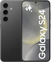 "Samsung Galaxy S24 AI" išmanusis telefonas, "Android" mobilusis telefonas be sutarties, 8GB RAM, 256GB atminties, 50 MP fotoaparatas, ilgai veikianti baterija, onikso juodos spalvos