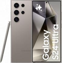 "Samsung Galaxy S24 Ultra AI" išmanusis telefonas, "Android" mobilusis telefonas be sutarties, 12GB RAM/512GB atminties, 200 MP kamera, "S Pen" rašiklis, ilgai veikianti baterija, titano pilka spalva
