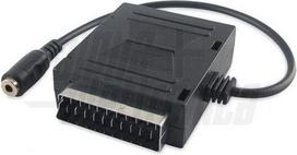 "Scart" adapteris - 3,5 mm stereofoninio lizdo lizdas - televizoriaus ausinių išvestis