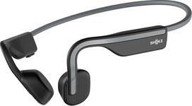 "SHOKZ OpenMove" atviros "Bluetooth" ausinės su 6 valandų baterija miesto sportui | Spalva: šiferio pilka