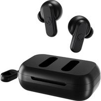 "Skullcandy Dime 2 In-Ear" belaidės ausinės, 12 valandų veikianti baterija, "Micro", suderinamos su "iPhone", "Android" ir "Bluetooth" įrenginiais - juodos spalvos