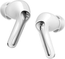 "SoundPEATS Air5 Pro" "Bluetooth" ausinės su adaptyviuoju hibridiniu triukšmo slopinimu, "aptX Lossless", "Hi-Res Audio", LDAC, 6 mikrofonais, CVC 8.0 AI skambučiai, daugiataškis, "Bluetooth 5.4", baltos spalvos