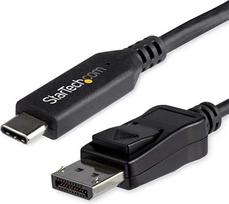 "StarTech. com" USB-C ir DisplayPort kabelis (1,8 m, 8K 30 Hz, HBR3, USB-C adapteris, suderinamas su "Thunderbolt 3") (CDP2DP146B)