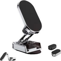 "Stock Lider" Magnetinis automobilio telefono laikiklis Metaliniai atnaujinimo magnetai telefonui Dvigubas 360° pasukimas Super lipnus tinka duonai
