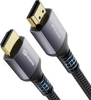 "Stouchi" HDMI 2.1 kabelis, 4 m, 8K Ultra HD, 48Gb/s didelės spartos 8K60 / 4K120 / 144 Hz, RTX 3080, eARC, HDR10 4:4:4, HDCP 2.2 ir 2.3, "Dolby", suderinamas su "Fire TV" / "Roku TV" / PS5 / "Xbox Series X" / "Samsung" / "Sony" / LG