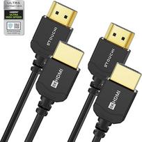 "Stouchi" itin plonas HDMI 2.1 kabelis 8K, 1,5 m, itin plonas HDMI 2.1 kabelis, itin lankstus 8K HDMI kabelis, 10K / 8K120 / 4K120 / 144 Hz, eARC, HDR10 4:4:4, HDCP 2.2 ir 2.3, Dolby, suderinamas su PS5 / Xbox / LG, 2 vnt.