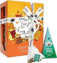 "Super Goodness Tea Collection" ekologiškos arbatos dovana su lankeliu 12 piramidės formos maišelių
