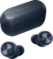 "Technics EAH-AZ100E-A" belaidės triukšmą slopinančios ausinės Patogios ausinės į ausis Daugiataškės "Bluetooth" balso fokusavimo AI Vidurnakčio mėlyna