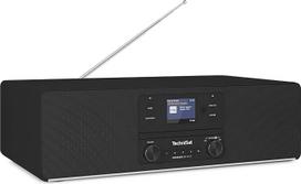 "TechniSat DIGITRADIO 380 CD IR" - DAB+/FM/internetinis stereo radijas (CD grotuvas, "Bluetooth", USB, "Spotify Free", programėlių valdymas, 2 x 20 W, kompaktiška stereo sistema, spalvotas ekranas, žadintuvas, nuotolinio valdymo pultelis) Juodas