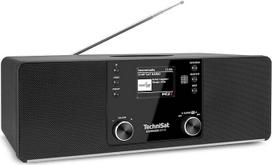 "TechniSat DIGITRADIO 370 IR internetinis radijas su belaidžiu įkrovimu (DAB+, FM, WLAN, "Bluetooth" garso transliacija, spalvotas ekranas, USB, AUX įvestis, ausinių lizdas, žadintuvas, 10 W, programėlė / nuotolinis valdymas) Juodas