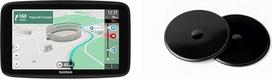 "TomTom GO Superior" navigacijos įrenginys ir lipnios prietaisų skydelio tvirtinimo plokštelės, skirtos visiems "TomTom" modeliams