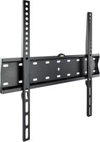 "TooQ LP4155F-B" - Fiksuotas sieninis laikiklis monitoriui/televizoriui/LED 32-55 colių, svoris iki 40 kg, atstumas iki sienos 27 mm, su gulsčiuku, itin plonas, VESA formatas iki 400 x 400, juodas