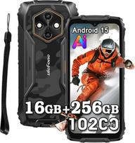 "Ulefone Rugking 4 Pro" lauko mobilieji telefonai be sutarties, 16GB + 256GB/2TB lauko išmanusis telefonas "Android 15", 48MP + 8MP, 6,56 colių HD+ 120Hz, 10200mAh, IP68 vandeniui atsparus mobilusis telefonas, dvi SIM kortelės/4G/5G