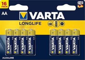 "Varta Longlife" AA tipo baterijos - 16 pakuočių