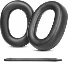 "Voyager Surround 80" atsarginės ausų pagalvėlės, suderinamos su "Poly Voyager Surround 80 UC" "Bluetooth" ausinėmis Ausų pagalvėlės baltyminės odos, didelio tankio putos, juodos spalvos