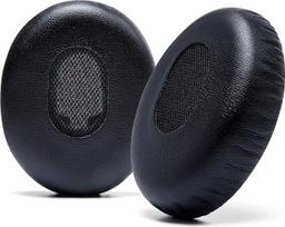 "WC Wicked Cushions" pakaitinės ausų pagalvėlės "Bose QuietComfort 3" - itin patvari oda, minkštesnės atminties putos, itin storas - tinka "Bose QC3 ON-Ear" ausinėms | Juoda