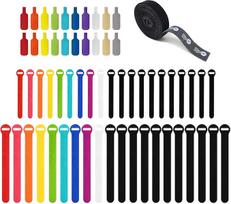 "Wrap-It Storage Cable Management Value Pack" - 40 savisriegių kabelių raiščių, 20 kabelių etikečių, 12 pėdų perforuotas savisriegis ritinys - skirtas namams, biurui, stalui, laidams, kabelių apvyniojimui, laidų valdymo organizavimui
