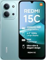 "Xiaomi Redmi 15C 4+256" mėtų žalumo (be maitinimo adapterio)