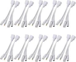 10 porų IP apsaugos kameros POE RJ45 kabelio maitinimo per Ethernet adapterio inžektorius ir skirstytuvas DC 12V, skirtas naudoti su POE jungikliu 6,5 colio