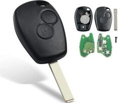 2 mygtukų automobilio rakto korpuso nuotolinio valdymo pultas 433 MHz PCF7947 Chip automobilio rakto korpusas, skirtas Ren-Ault Kangoo II Clio III Duster Modus Twingo Dacia Logan