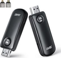 2026 Atnaujintas belaidis HDMI plėstuvas 1080P@60Hz - 2,4G/5G dviejų dažnių belaidis siųstuvas ir imtuvas, HDMI radijo perdavimas, skirtas ekrano transliacijai iš kompiuterio, nešiojamojo kompiuterio, fotoaparato į HDTV, projektorių, monitorių
