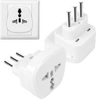 2500W pasaulio į Italiją kelionių adapteris 250V JK į Italiją konverteris į 12A itališką kištuką JK 3 kontaktų kištukas (baltas)