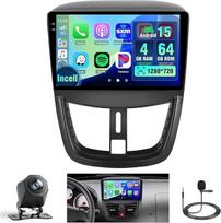 4 + 64G "Android" automobilinis radijas su ekranu, skirtas "Peugeot 207 2006-2015", belaidis "Carplay", automobilinis radijas su navigacija, 9 colių ekranas, "Android Car/FM/RDS/Reversing Cam