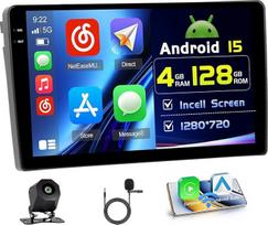 4+128G "Android" automobilinis radijas su ekranu, skirtas "Opel Astra H/Zafira B/Corse C D Wireless Carplay", automobilinis radijas su navigacija, 9 colių įstrižainės ekranas, "Android Car/FM/RDS/Reversing Cam