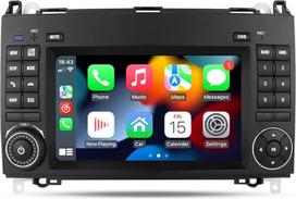 7 colių "Android" automobilinis GPS radijo navigatorius "Carplay", skirtas "Mercedes Benz" A B klasės W169 A150 A160 CDi A170 A170 A180CDi A200 W245 B150 B160CDi B170 B180CDi B200 su GPS Bluetooth FM RDS TPMS SWC SWC