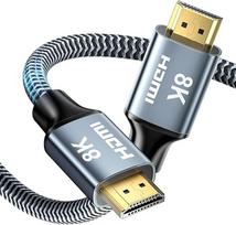 8K HDMI 2.1 kabelis 10 m, HDMI kabelis, didelės spartos 48Gbps 8K @ 60Hz 4K @ 120Hz 2.2/2.3, skirtas Dolby eARC HDCP HDR, suderinamas su HDTV, nešiojamuoju kompiuteriu ir kt.