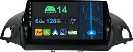 9 colių "Android 14" automobilinis radijas su navigacija "Ford Kuga Escape C-max 2013-2017" | "Octa Core" | 6GB 128GB | Integruotas 4G LTE | "CarPlay" ir "Android Car" | DSP | DAB+ | HDMI | Dviejų juostų WiFi | "Bluetooth