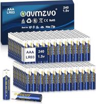 AAA baterijos, 240 vnt., 1,5 V, LR03 baterija, šarminė, ilgaamžė, galinga, galima naudoti žaislams, žadintuvams ir kitiems elektroniniams prietaisams.