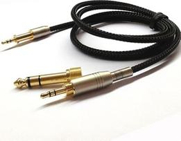 ABLET pakaitinis garso atnaujinimo kabelis, suderinamas su AKG K450 K451 K452 K480 Q460 ausinėmis 1,2 m