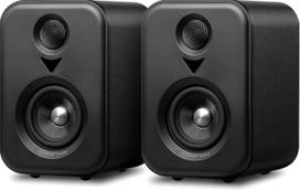 AIYIMA S400 Knygų lentynos garsiakalbiai - 3" 80 W aukštos kokybės HiFi BT stereofoniniai aktyvūs garsiakalbiai, USB TV garsas namų kino teatrui