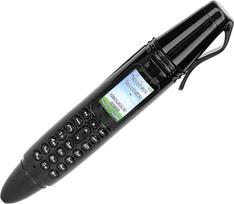 AK007 Rašiklis Mobilusis telefonas įkraunamas su mažu 0,96 colio ekranu "Bluetooth" rinkiklis Palaiko GSM Dual SIM 32G TF kortelę su fotoaparato žibintuvėliu