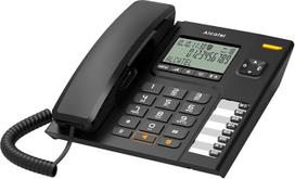 ALCATEL T78 - laidinis fiksuotojo ryšio telefonas - didelis raidinis-skaitmeninis ekranas - laisvų rankų funkcija - skambučio užraktas - vizualinis skambučio rodinys - pakartotinio rinkimo mygtukas - 8 tiesioginio rinkimo mygtukai - juodas