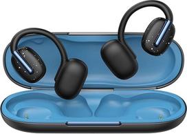 Atviros ausinės ausinės "Bluetooth" belaidės ausies spaustukas "Bluetooth" ausinės "Air Line Bone Conduction" ausinės Vandeniui atsparios kaulų laidumo ausinės Sportinės ausinės "Bluetooth" ausinėse "Bluetooth