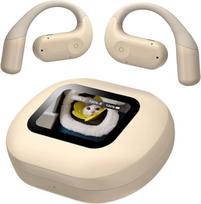 Atviros ausinės "Bluetooth" belaidės ausinės su ekranu Belaidės ausinės "Air Bone Conduction" ausinės su jutikliniu ekranu LED ekranas Belaidės ausinės "Bone Sound Earphones" ausinės Sportinės ausinės