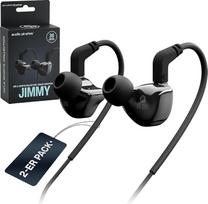 audio pirates - Jimmy KK-200 - ausinės į ausis, kištukinis kištukas, dėklas, HiFi garsas, 3 m laidas, 6,3 mm adapteris, 3 dydžių ausų kištukai - HiFi ausinės, kompiuterinės ausinės, sportinės ausinės, kištukinis kištukas (1)