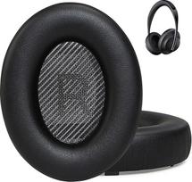 Aukščiausios kokybės ausų pagalvėlės, tinkančios "Bose" ausinėms su triukšmo slopinimu 700 (Bose NC700) (juodos spalvos) Aukščiausios kokybės baltyminė oda | Didelio tankio minkštos putos | Didesnis komfortas ir ilgaamžiškumas