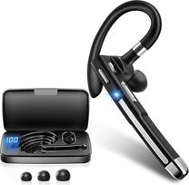 Ausinės "Bluetooth 6.1" su CVC8.0 triukšmą slopinančiu dvigubu mikrofonu 100 valandų atkūrimo laikas ausinėse Dviejų įrenginių prijungimo ausinės su LED įkrovimo dėžute Laisvų rankų mobiliojo telefono ausinės